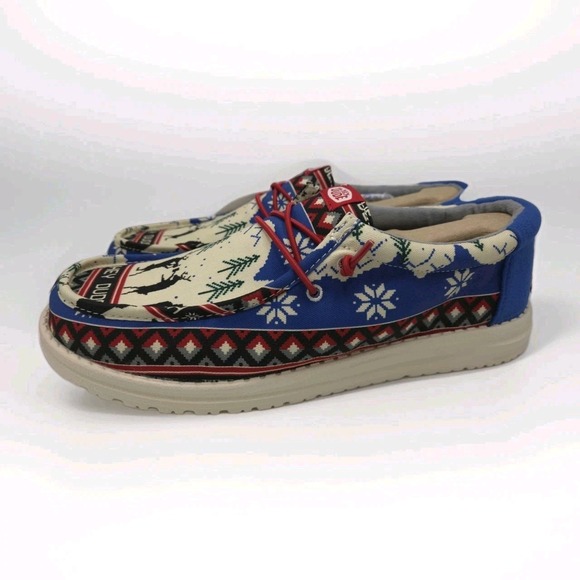 Hey Dude‎ Wally Holiday Cheers White/Multi Shoes Men\'s Size 11 main image 6